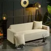 Krzesło obejmuje Skidproof Comfort Green Schempleble Slip na luźnej sofie z poduszki