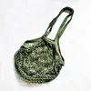 Bottes Mesh Sac Coton String Produater Shopping Turtle-Bags Groche Long Handle Net Net Bag Fruit Vegetable Réutilisable