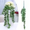 Decorative Flowers Lover Tears String Of Pearls Garden Home Decor Wedding Branch Hanging Plant Floral Arrangement Office Artificial