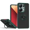 Slanke semi-transparante matte magnetische ringkandelaar Case voor Xiaomi Redmi Note 13 Pro Opmerking 12 Noot 12s, harde rug telefoonomslag