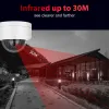 Cameras Vikylin 6MP Security IP Camera For Hikvision Onvif Compatible POE Wisense IR Night Vision Human Vehicle Detection Cam Mic IP67