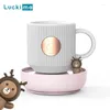 Tassen Elektrische automatische automatische selbsttreuende Magnet Becher Mischen Kaffee intelligente Tasse Wärmer Verstellbare Tassen Warmwasserbereiter Geschenk