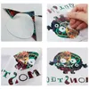 Vensterstickers xfx htv cricut 6 pc's 25 150 cm kleurrijke bloemen holografisch patroon warmteoverdracht voor t-shirts diy