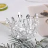 Party Supplies 1pc Mini Crown Cake Topper Romantische Pearl Garland Happy Birthday Children Haar ornamenten Wedding Decoratie Gunsten