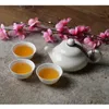 Cups Saucers 10pcs/lot 30ml Chinese Thin TeaCups Set Ceramic Cup White Teaware Bowl For Tea Ceremony Pair With Teapot Chaozhou