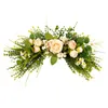 Decorative Flowers Spring Fine Leaf Gypsophila Rose Door Lintel Home Simulation Flower Decoration Pendant Wreath