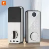 Lås smarta deadbolt lås Tuya WiFi Bluetooth Digital elektroniskt lås Smart Home Biometriskt fingeravtryck Keyless Entry Keypad Door Lock