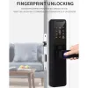 Device Tuya Wifi Electronic Smart Door Lock With Biometric Fingerprint/Smart Card/Password/Key Unlock/USB Emergency Charge Smart Lock