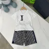 Designer Kids Clothing Sets T-Shirt-Set Marke Kinder 2-teilige reine Baumwollkleidung Baby Jungen Fashion Appare Kids Kleidung