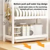 Kitchen Storage 2/3 Tier Dish Drainer Condiment Rack Cutlery Draining Board Shelf Household Multifunctional Racks