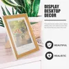 Frames Chic Wooden Po Frame Collage Picture Simple Style Display Container