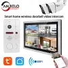 Campanelli 2023 Tuya DVR 1080p Smart Home Doorfell Video da 10 pollici Intercom per sistema di controllo Video WiFi Video