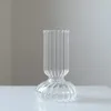 Vasos vasos de flor para decoração de mesa sala de estar decorativa de rosa de rosca terrário de vidro recipientes nórdicos