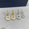 أقراط عالية Qulity Classic Europe New 2022 Hot Brand Action Jewelry Molerings for Women Summer Party Happy Diamonds Zircons Cz Ear Stud