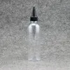 Butelki do przechowywania 30pcs 100 ml 150 ml 200 ml 250 ml puste przezroczyste kosmetyczne balsam z plastikiem z górną czapką pojemniki na butelkę szamponu