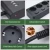 Convertisseur Protection de surtension multiple de puissance Pobines Eu Prises d'électricité Sockets avec USB 5 points de vente