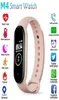 M4 braccialetti bracciale intelligenti Bluetooth Call Fitness Tracker Real Carence Pressure Blene Pressure Monitor Schermo IP67 Waterproof Sport WA5295797