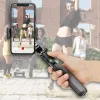 Monopody stabilizator smartfonów ręczny stojak stabilizator selfie Selfie z bezprzewodową migawką statywem do smartfona vilog wideo