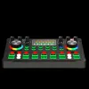 Stand M3 Sound Card RGB LED Wireless Bluetooth DJ Mixer Sound Card 20 Sound Effects Sound For Live Streaming 48V Microphone