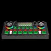 STATO M3 SARDA audio RGB LED RGB Wireless Bluetooth DJ Mixer Scheda audio 20 Effetti sonori audio per il microfono a 48 V in streaming live