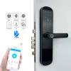 Lock Biometric Fingerprint Lock Home Security Entrance Smart Door Lock with TTLOCK Remotely Unlocking Door Access Control System