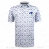 Chemises 2023 New Men Golf Wear Floral Casual Imprimerie Fashion Tops Polo Vêtements à manches courtes