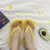 Slippers 2024 Sping And Autumn Thin Strip Women's Flat Bottom Wear Non Slip Leisure Versatile Flip Flops 4874