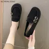 Casual Shoes Loafers Single Women 2024 Sping Autumn Fashion Slip On Girls Pu Leather Woman Flats Moccasin Office Lady