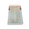 Mini bread board/breadboard 8.5cm x 5.5cm 400 holes Transparent/White DIY Electronic experimental Universal PCB