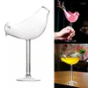 Wijnglazen 1 stks vogel champagne glas creatieve moleculaire gerookte cocktail goblet party bar drink cup sap 150 ml