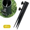 Décorations de jardin 4x Torch Stakes Ground Pikes Flag Pole Mount de montage