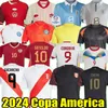 チリ2024ペルーカナダベネズエラサッカージャージーコパアメリカコロンビアフットボールシャツ24 25キットユニフォームウルグアイジャージークエバスソーサデイビスJ.David Savarino Rondon