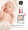 モニター720p 2.8 "Wireles Baby Monitor Babyphone SecurityビデオカメラBebe Nanny Vox HD Night Vision Ptz Lullabies温度湿度