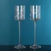Wine Glasses Japanese Hand-carved Short Straight Trend Cocktail Glass Creative High Foot Fashion Martini Champagne Bar