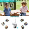 Système 5G WiFi Surveillance Caméras 2MP IP Camera HD 1080p IR Color Vision Night Vision Security Protection Motion CCTV CCATROO