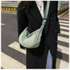 Shoulder Bags Korean Canvas Women Bag Female Student Messenger 2024 Fashion Crossbody Bucket Oxford Cloth Handbags Shoppers