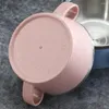 Миски анти-маскальдирующие детские рисовые суп-чаши с двусторонней сталь