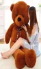 Géant Teddy Bear Kawaii Big 160cm 180cm 200cm 220cm Touet Psh doux en peluche Grand Embrace Bear Chridren Kids Doll Gift Gift Q0727233R1732969