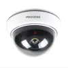 Kameras Hot Sale Outdoor Innenüberwachung gefälschter Kamera Dummy gefälschte CCTV -Sicherheitskuppelkamera mit blinkendem rotem LED -Licht