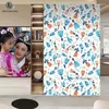 Wallpapers Self Adhesive Multicolour Floral Red/Blue Flower Wallpaper Home Decoration Wall Sticker For Living Room Bedroom