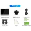 DOORBELL 2023 NEW SINALE TUYA PEEPHOLE CAMAGER SMART WIFI VIDEO 4.3 1080P EYE 5000MAH PIR MOTION ALARM ALEXAセキュリティドアビューアー