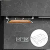 Kök förvaring panel lock rack hängande huggtavla monterad torkning av skärning för skåp