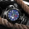 37 Hot Selling Sergeant Multifunctional Watch, Luminous Hollowed Out Sports Timing Style, Men's Quartz Watch