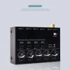 Accessori Mixer Mini Low Noise Sound Mixer Ultra Compact Professional Sound Mixer 4 canali Mixer Stereo Output RCA