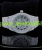 Moissanitbussar ner Ice Out D Moissanite White Color Tone Top Quality Jewelry Hip Hop Personlig lyxanpassad Watc