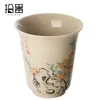 Tassen Untertassen Pflanze Ash Master Cup Keramik kleiner Tee Japanischer Stil Individueller Kungfu -Zeremonie Set