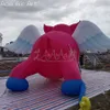 5m L Carton gonflable Modèle d'animaux Pig Pink Piggy avec des ailes pour la décoration ou la fête du festival du film