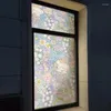 Оконные наклейки прекрасная свежая стеклянная наклейка Прозрачная непрозрачная туалетная бумага для ванной комнаты против утечки против блюд пленки тени