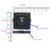 Lens Metal Housingl Hidden Pinhole Mini SDI Câmera 30FPS CCTV WDR ATW HQCAM Panasonic 2MP 1080p HD SDI Mini Box Security Camera Ex 3G