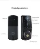 Control Smart APP Electronic Deadbolt Lock Fingerprint RFID Card Password Code Key Entry Tuya TTLock Smart Door Lock For House Apartment